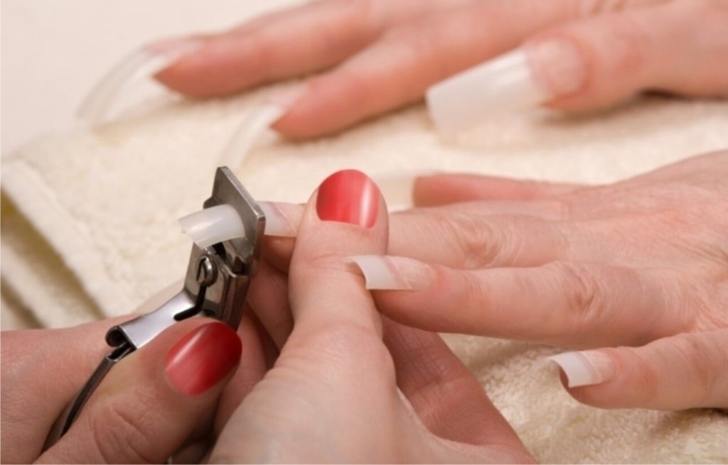 nail extensions using tips