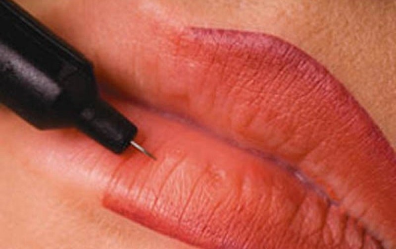 Перманентная растушевка губ в салоне Грааль